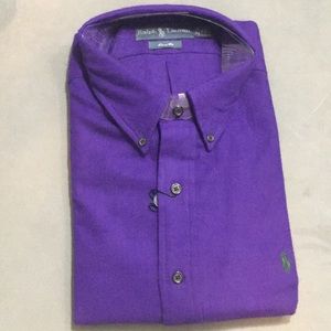 Men’s Purple Classic Fit Button Down Shirt